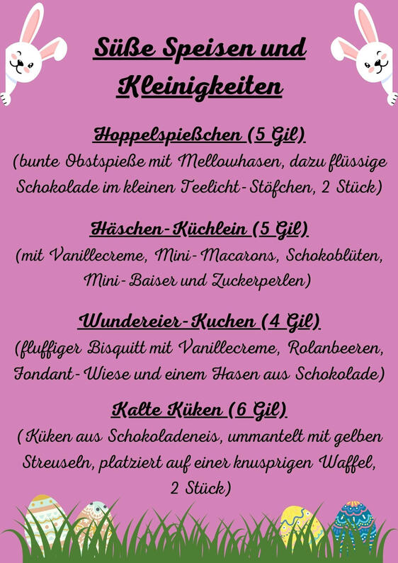 Speisen 2